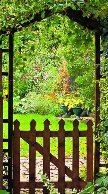 Through a Garden Gate