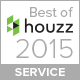 2015 Best of Houzz badge Aardweg Landscaping for Customer Service