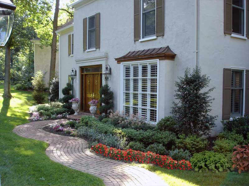 Formal garden in Bryn Mawr
